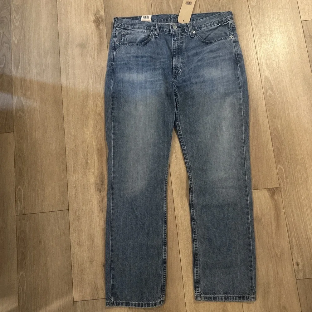 Levi Strauss Medium Wash Straight Leg Jeans 514 36X30 Regular Fit Casual NWT‎